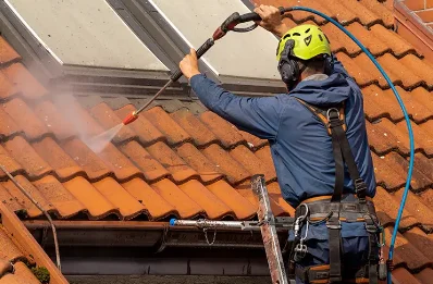 Démoussage et hydrofuge de toiture à Lizine